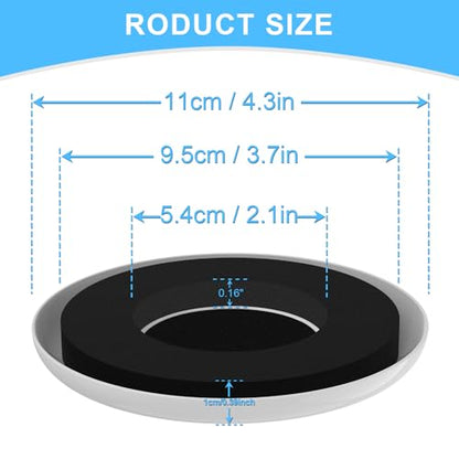 Upgrade Furniture Sliders, Furniture Sliders for Carpets, 16 PCS 4.3" Moving Pads with Anti-Slip Groove, Round Furniture Moving Sliders for Easy Move Bed Tables Cabinet Heavy Duty, Protect Carpets