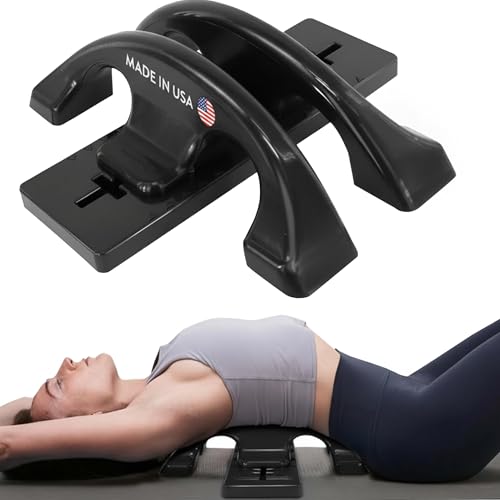 Arch Back Stretcher - Psoas Muscle Release Tool App for Hip Flexor, Back, Glute, Iliacus, and Neck - Spine Decompressor, Trigger Point, and Myofascial Release – Carbon Black - color: Carbon Black, size: ThrivalArch