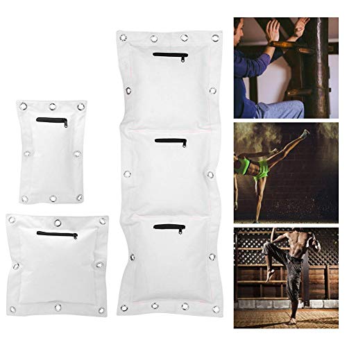 Wing Chun, Wing Chun Wall Punch Canvas Empty Sand Bag Target with Zipper for Boxing Muay Thai Sanda for Wing Chun Or Kung Fu Students(Triple Bag)