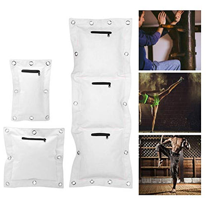 Wing Chun, Wing Chun Wall Punch Canvas Empty Sand Bag Target with Zipper for Boxing Muay Thai Sanda for Wing Chun Or Kung Fu Students(Triple Bag)