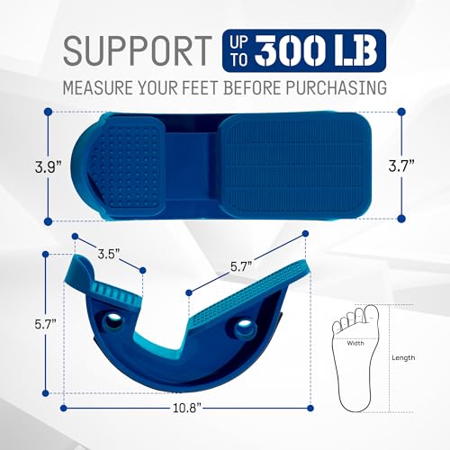 Yes4All Foot Rocker, Effective Calf Stretching and Foot Massager Stretcher for Plantar Fasciitis Relief, Improved Flexibility, Ergonomic Design for Home Exercise - color: D. Navy
