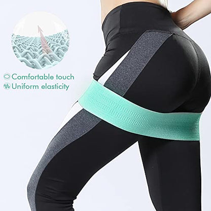 3PCS Adjustable Length Bands Resistance Bands Set Exercise Bands for Legs HIPS and Glutes Non Slip Exercise Loop Bands Suit for Everyone