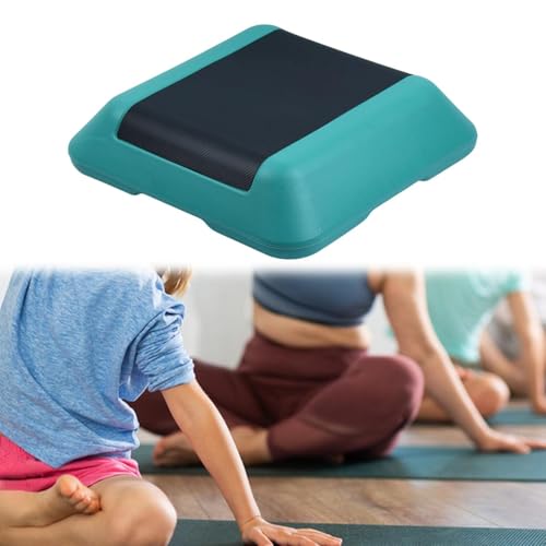 Aerobic Fitness Stepper Adjustable Exercise Step Platform Lightweight Home Gym Nonslip Textured Surface Equipment Portable Bench Suitable for Cardio