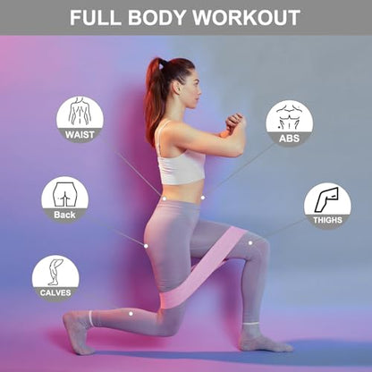 PATIKIL Booty Resistance Bands for Working Out Non-Slip Workout Fabric Resistance Loops Elastic for Women Men Hip Leg Gym