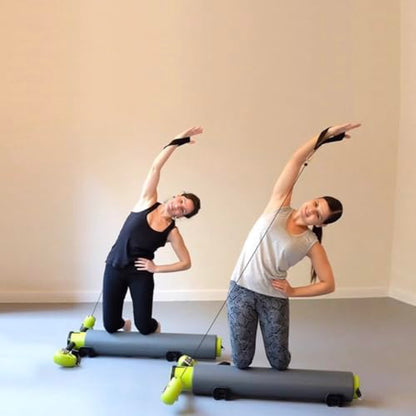 Pilates Bar, Fitness, Balance Strength and Agility Training Equipment, Roller Multifunctional Mini Core Bed Yoga Open Back Training, Waist, Abdomen, Legs, Buttocks and Arms Training Equipment