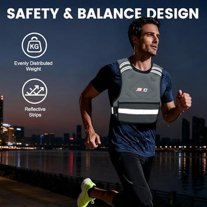 TB3C Adjustable Weighted Vest Woman, 4-10/11-20/20-30 LB Weight Vest for Women, Plus Size Womens Weighted Vest - color: Grey, size: 04-10LB