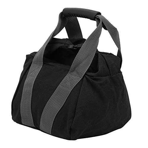 Canvas Weightlifting Training Sandbag, Fitness Sandbag with Comfortable Handle and Secure Buckle Closure, Durable Fillable Load Bag for Home Gym Travel Workouts
