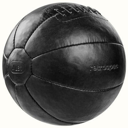 Core Weighted Medicine Ball 4, 6, 8, 10, 12, 14, 16, 20, 25, 30 lbs, Soft Touch Vegan Leather with Sturdy Grip for Strength Training, Recovery, Balance Exercises and Other Full-Body Workouts