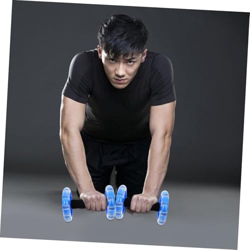 Dual Wheel Ab Roller for Core Strengthening Tummy Shaping Fitness Device Knee Pad for Men and Women Home Workouts