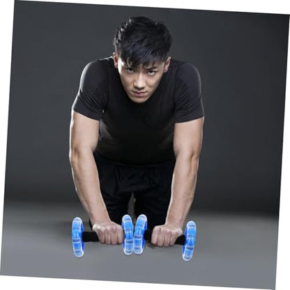 Dual Wheel Ab Roller for Core Strengthening Tummy Shaping Fitness Device Knee Pad for Men and Women Home Workouts