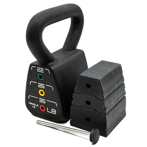 PowerBlock Adjustable Kettlebell - size: 18-35 pounds, style: Pro Adjustable Kettlebell