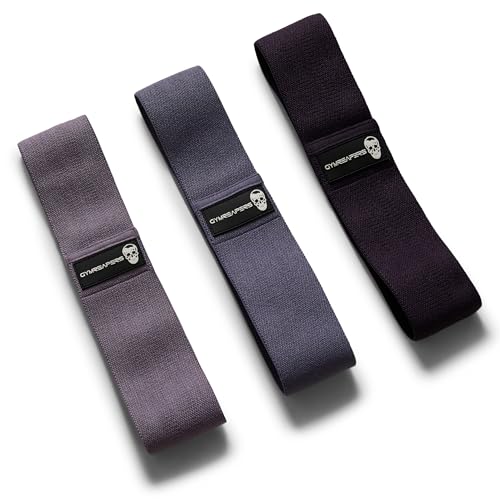 Hip Bands for Booty Workouts | Non Slip Fabric Band Set with 3 Levels - Resistance Bands for Legs & Hip - for Men & Women