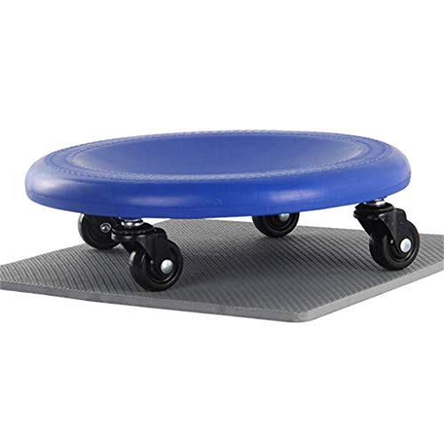 Abdominal Muscle Wheel - Discs Core Sliders, Sided Disks Fitness Equipment for Abdominal, Home Exercises to Strengthen Core - color: Blue