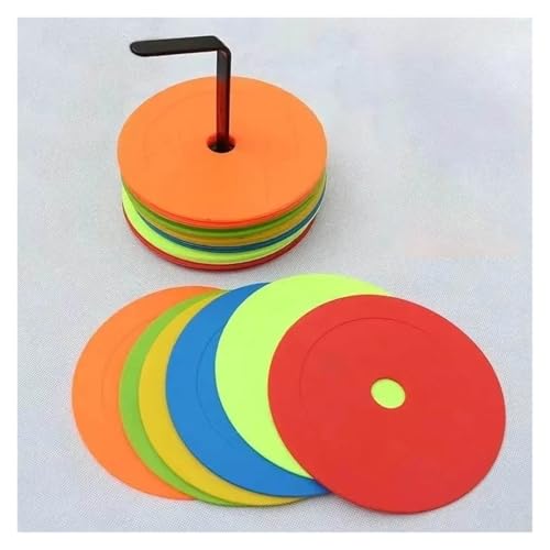 20 pcs Football Basketball Training with Holes Sports Speed Agility Markers for Soccer