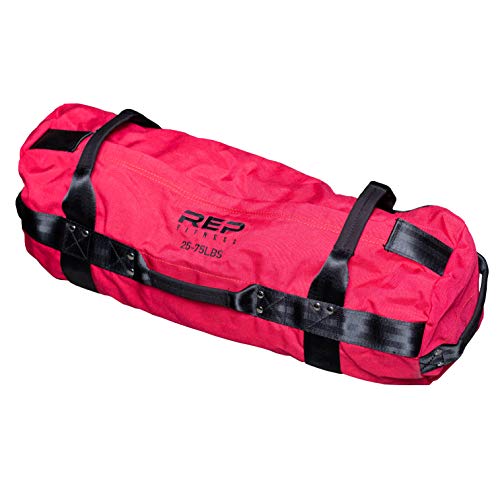 REP Fitness Sandbags - Heavy Duty Workout Sandbags for Training, Cross-Training Workouts, Fitness, Exercise and Military Conditioning - Multiple Sizes and Colors - color: Medium-Red