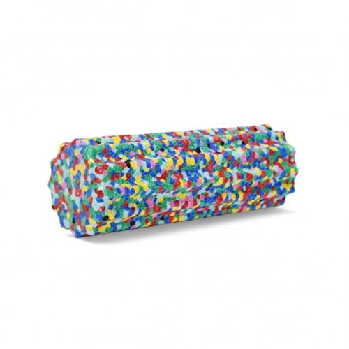 Mini Foam Roller, Gear Textured EPP Foam for Textured Surface, Compact 13-Inch Design for Travel and Gym Bags (1 PC)