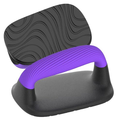 Push Up Bars, Ergonomic Pushup Handles for Home Gym Training - color: A: Blue Purple
