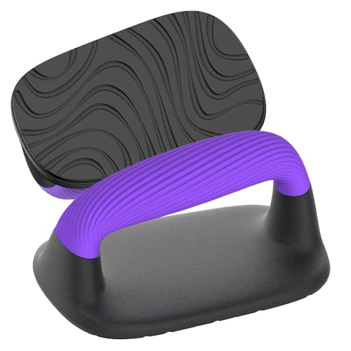 Push Up Bars, Ergonomic Pushup Handles for Home Gym Training - color: A: Blue Purple