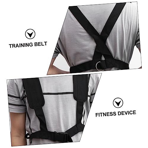 TOYANDONA 2pcs Weight Bearing Shoulder Straps Fitness Training Sled Harness with Padded Non Slip Design for Running Resistance Workouts and Strength Exercise