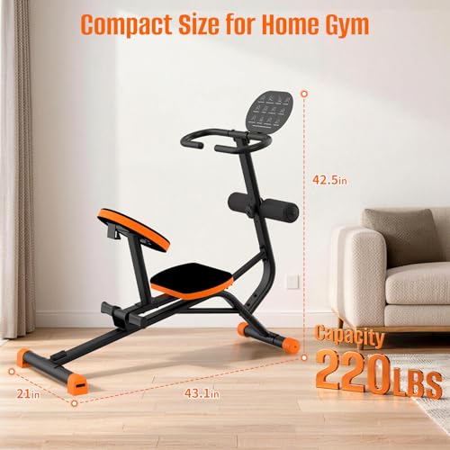 Stretching Machine for Full Body Flexibility, Back Stretching Machine, Quiet Home Gym Stretch Machine for Lumbar Stretching, Rehab, Posture Correction, 220LB Capacity