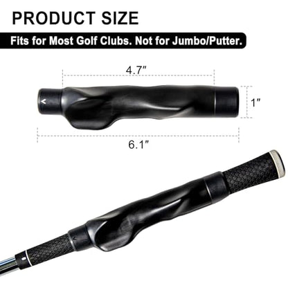 Golf Grip Trainer, Grip Trainer for Golf Clubs - Right Hand Golf Training Aid with Ergonomic Design, Corrects Golf Grip Posture and Improves Swing Accuracy