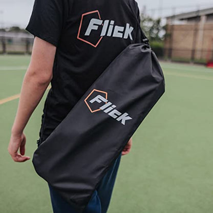 Football Flick Multi Level Mini Speed and Agility Hurdles – Pack of 3 Orange Height Adjustable Multi Sports Hurdles 6 Inches, 9 Inches and 12 Inches - Light Weight Carry Bag Included.