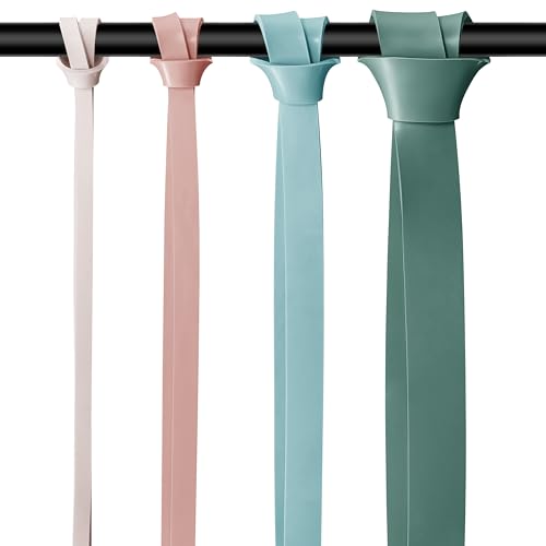 Retrospec Lift Resistance Pull Up Assistance Band Set for Working Out, Home Fitness, Toning, Stretching. Physical Therapy, Muscle Training & Exercise - Lightweight & Portable for Men & Women