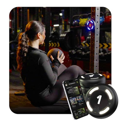 Reaction Training Platform - Improves Reaction Time, Speed, Agility & Coordination for Athletes, Trainers, Physical Therapists - AI Powered Smart Training - size: 4 Pads - Pro ( Basic Kit )