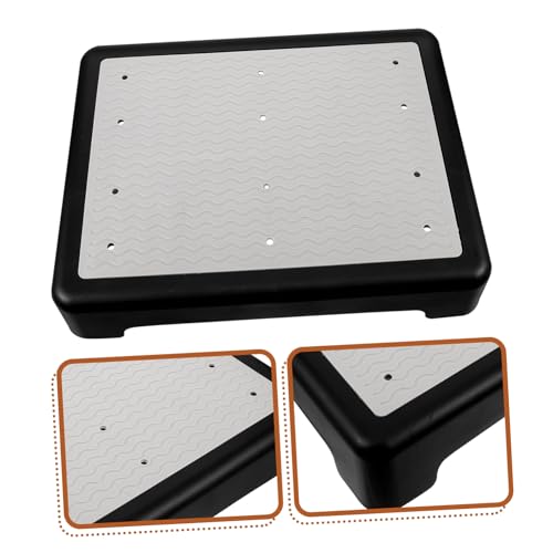 Non-Slip Step Stool for Seniors Lightweight Plastic Step Platform Anti-Skid Design for Enhanced Safety Versatile Indoor Outdoor Use Stackable Footstool for Easy Storage
