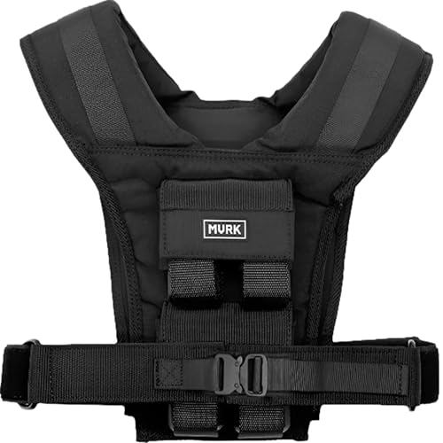 MVRK Weighted Vest Men 15lbs/25lbs/35lbs/45lbs/65lbs/100lbs – No-Bounce Adjusable Heavy Duty Rucking & Strength Training Vest with Removable Iron Weights for Calisthenics, HIIT, Hydrox - size: 15lbs