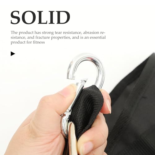 TOYANDONA 2Pcs Sturdy Hanging Ab Straps Portable Home Gym Equipment for Daily Biceps Triceps Shoulder Workout with Upgraded Thick Comfortable Design and Easy Installation