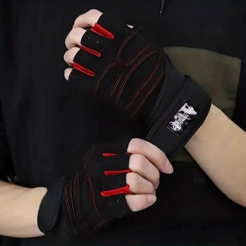Weight Lifting Gloves, Supportive Gym Gloves for Fitness, Crossfit, and Weight Training for Men & Women, Non-Slip, Durable Workout Gloves with Wrist Support