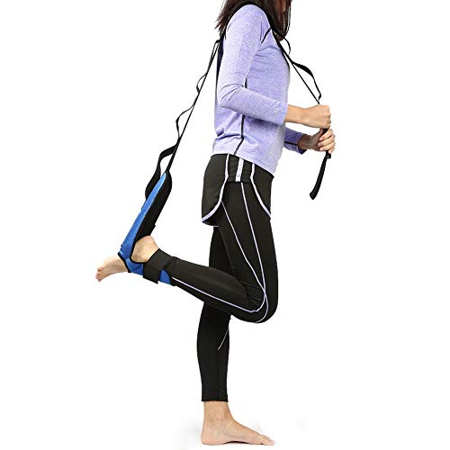 Stretching Strap, Yoga Pilates Leg Belt with Buckle for Flexibility Training, Physical Therapy, Dance, and Home Workouts