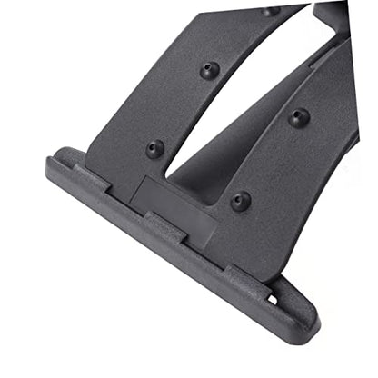 2Pcs Spine Stretcher Lumbar Traction Device for Durable Back Support Mat Stretching for Increased Flexibility Black