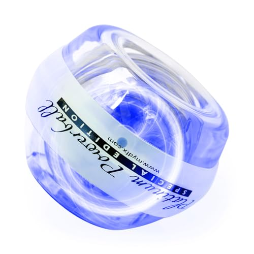 DFX Sports & Fitness Platinum Gyro Exerciser – LED Lighted Wrist & Forearm Strength Trainer, Up to 45 lb Dynamic Resistance Hand & Grip Rehab Tool