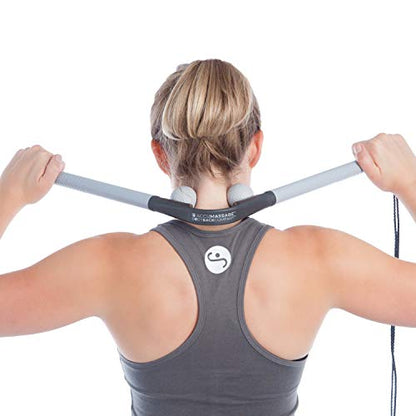 Body Back AccuMassage FSA Eligible - Dual Pressure Point Massage Tool & Massage Hammer - 2 in 1 Design - Shiatsu Neck Massager Tool, Golf Ball Percussion Massager for Deep Tissue Pain Relief - style: AccuMassage - 1-pack