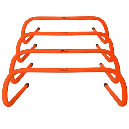AGORA 6" Speed & Agility Sports Training Hurdles - Set of 4