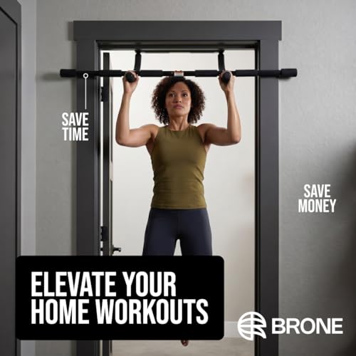 3-in-1 Pull Up Bar for Doorway – Multi-Function Home Gym with Push-Up Handles & Ab Straps, Heavy Duty Steel Chin-Up Bar, No-Screw Door Frame Workout Equipment for Pull-Ups, Dips, Sit-Ups