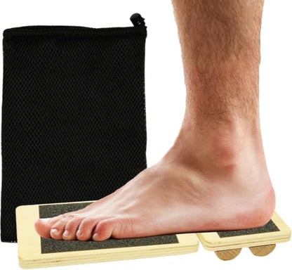Ankle Foot Balance Board Trainer - Enhancer for Ankle Sprain Recovery Training, Balance and Stability Trainer for Daily Exercise, Wobble Board for Physical Therapy, Balance Training with Storage Bag
