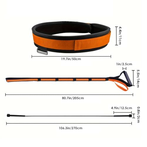 Speed Training Kit, Overload Running Resistance Harness & Resistance Band, Agility Training Equipment for Football, Strength Training Band for Youth, Adult, Athletes