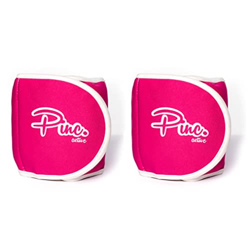 Ankle Weights Set - 0.5lb, 1lb, 2lbs, 3lbs, 4lbs, 5lbs, 8lbs and Adjustable Sets - for Women, Men and Kids - color: Pink, style: 0.5lb each (1lb pair)