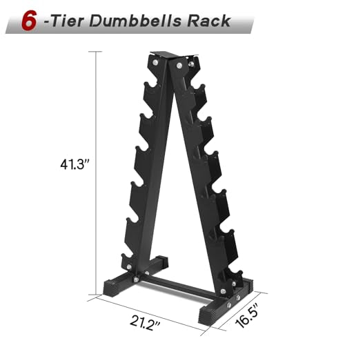 RitFit 5-250 LBS PVC Encased Round Dumbbell sets with Knurled Handle and Optional Rack, Strength Training Equipment for Home Gym - style: 210LB Set