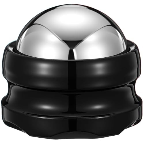 Massage Ice Roller Ball Cold & Heat Therapy Tight and Sore Muscles Relief - color: Black-02