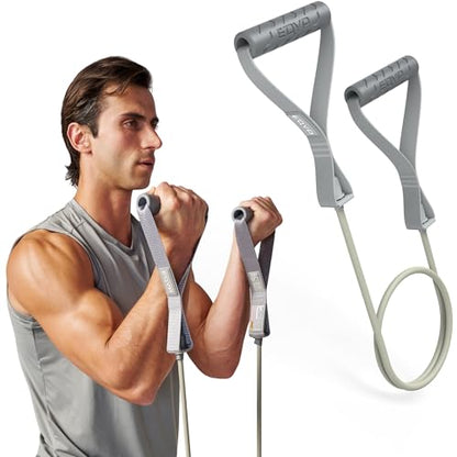 EQYP Power Tube Resistance Bands with Handles – Exercise Bands for Home Workouts