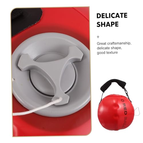 Abaodam Weighted Fitness Punching Bag Water Fill Sandbag 30x30cm Red for Strength Training Home Gym Workout Equipment