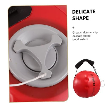 Abaodam Weighted Fitness Punching Bag Water Fill Sandbag 30x30cm Red for Strength Training Home Gym Workout Equipment