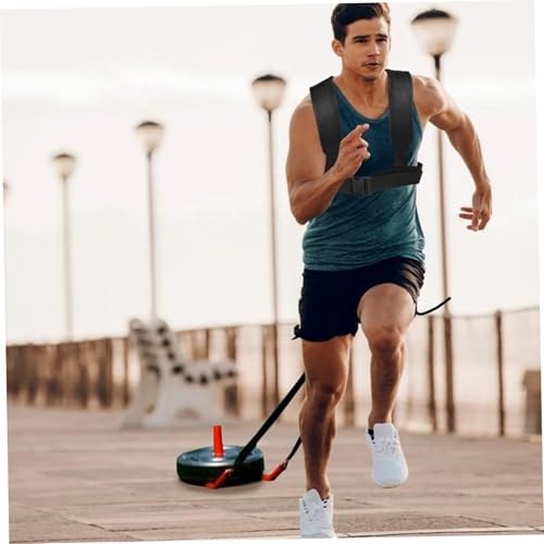 Weight Sled, Nylon Sled Harness Tire Pulling Harness Speed Training Equipment Pull Strap for Sprint Running and Football, Basketball, Soccer Workout Equipment
