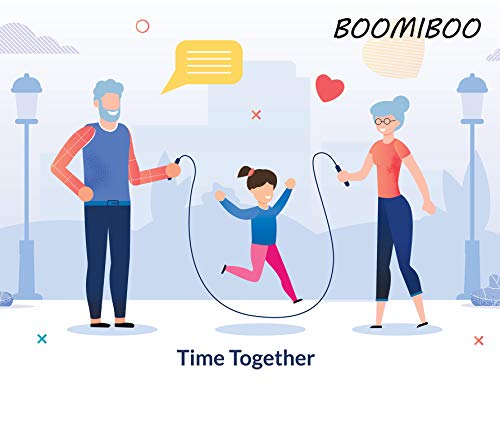 BOOMIBOO Jump Rope, Adjustable Jump Ropes,Skipping Rope Tangle-Free Rapid Speed with Ball Bearings for Women Men Kids,Exercise & Slim Body Jumprope at Home School Gym - color: Blue