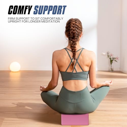 MADOG Yoga Block, 9"x6"x4" High Density Premium EVA Foam Yoga Equipment for Stretching Flexibility Balance Fitness Pilates