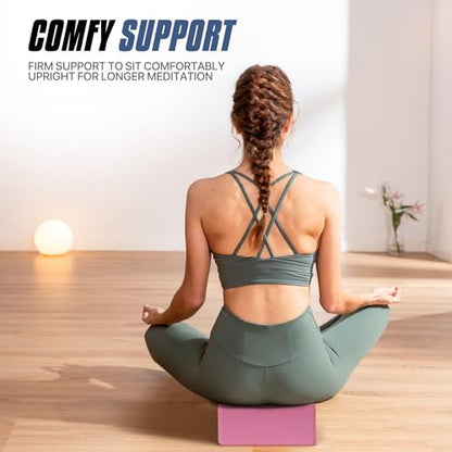 MADOG Yoga Block, 9"x6"x4" High Density Premium EVA Foam Yoga Equipment for Stretching Flexibility Balance Fitness Pilates